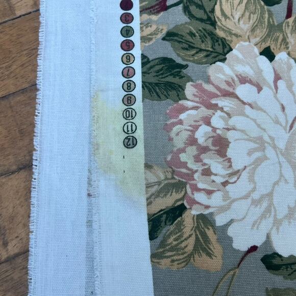 Upholstery-Weight Fabric Floral Screen Print Design by Richloom 57" X 104" yards - Picture 6 of 8